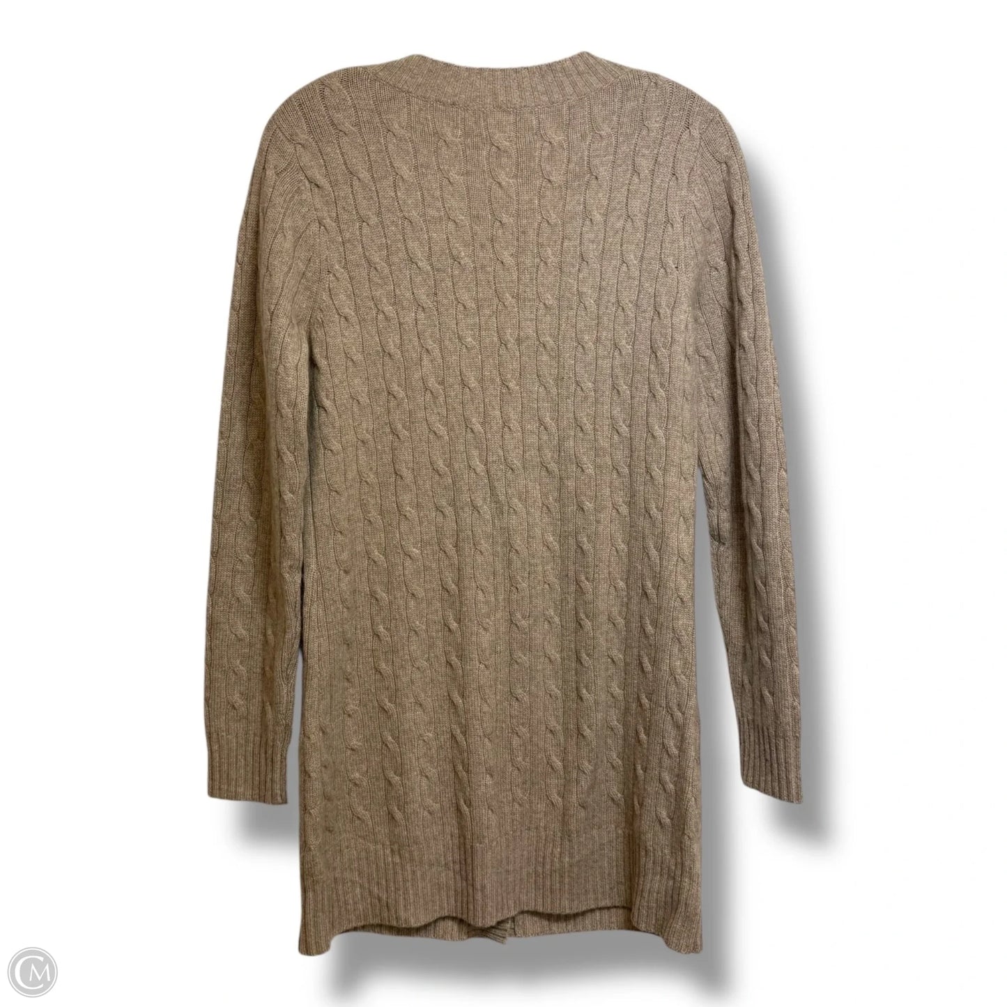Y2K Sweater Cardigan Cashmere By Juicy Couture In Beige, Size: M