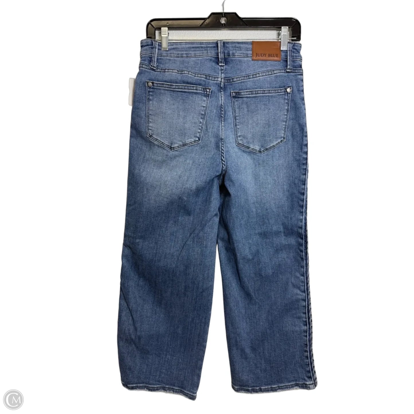 Jeans Wide Leg By Judy Blue In Blue Denim, Size: 8