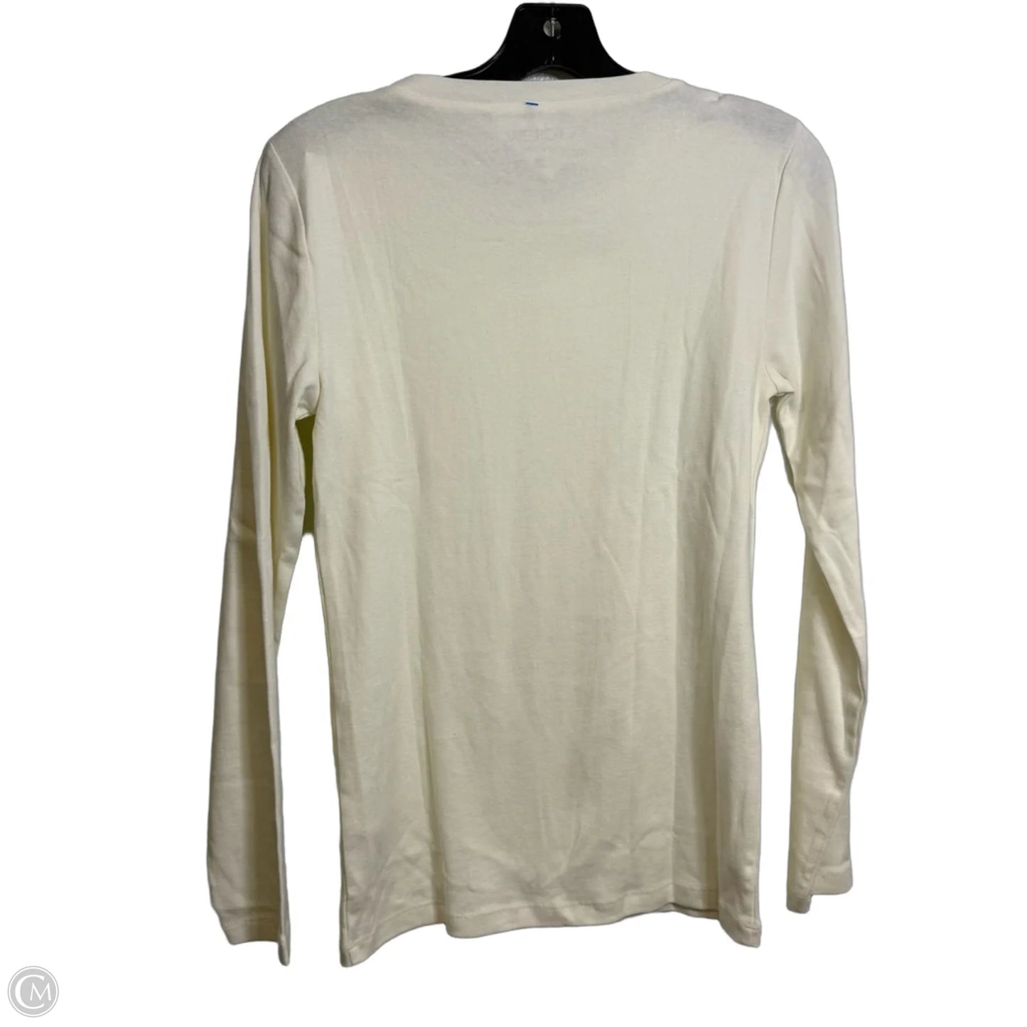 Top Long Sleeve By J. Crew In White, Size: M