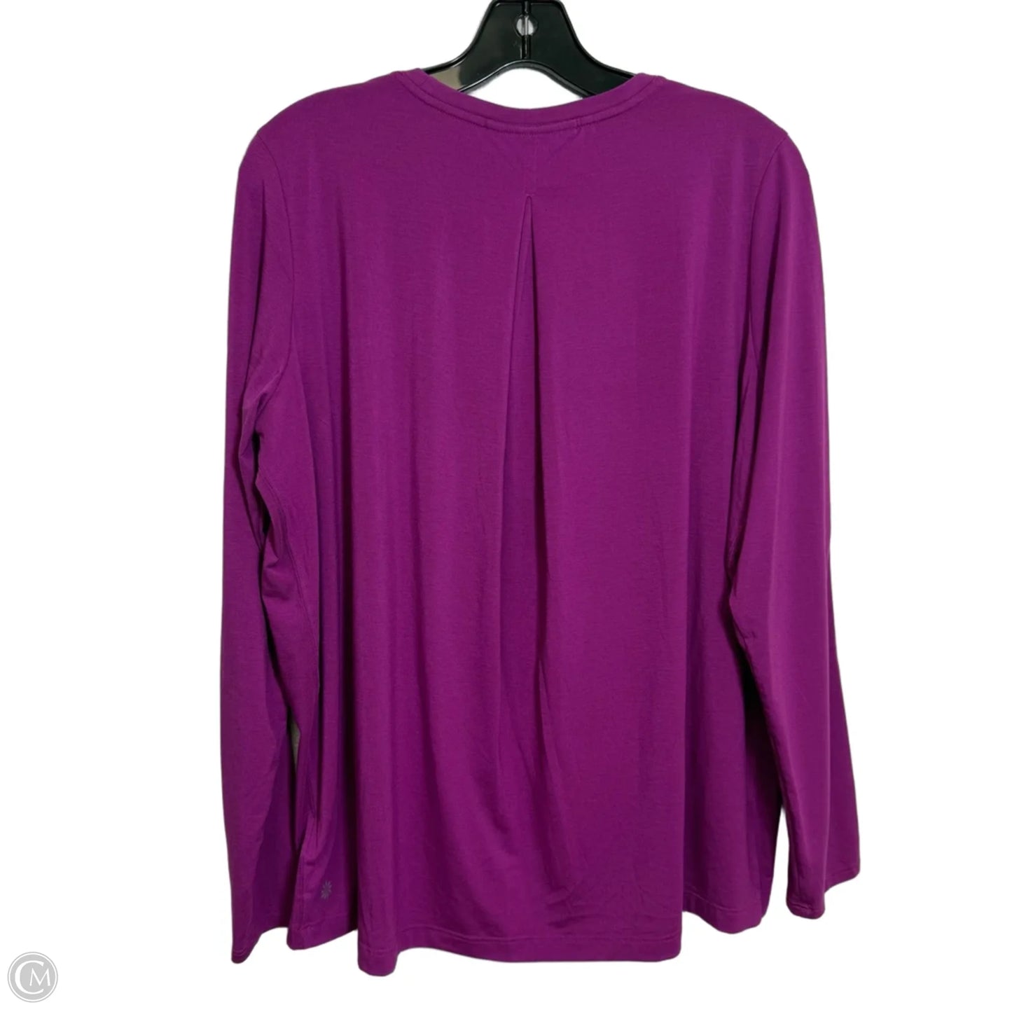 Athletic Top Long Sleeve Crewneck By Athleta In Purple, Size: M