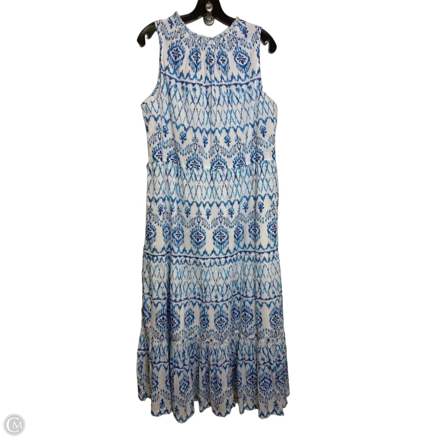 Dress Casual Maxi By Tommy Bahama In Blue, Size: L