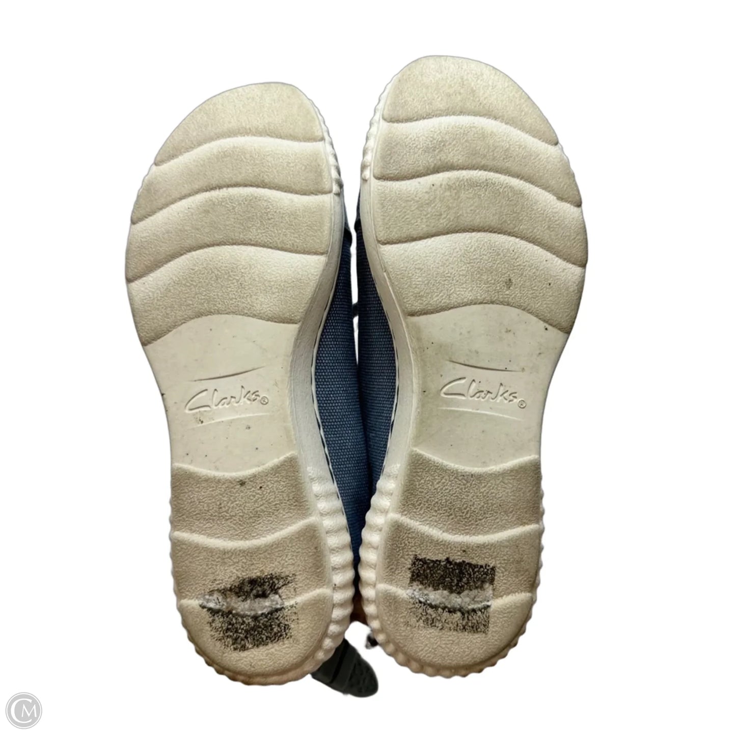 Shoes Sneakers By Clarks In Blue, Size: 6