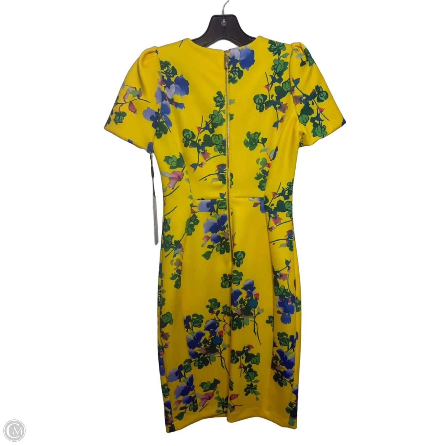 Dress Casual Short By Calvin Klein In Floral Print, Size: 4