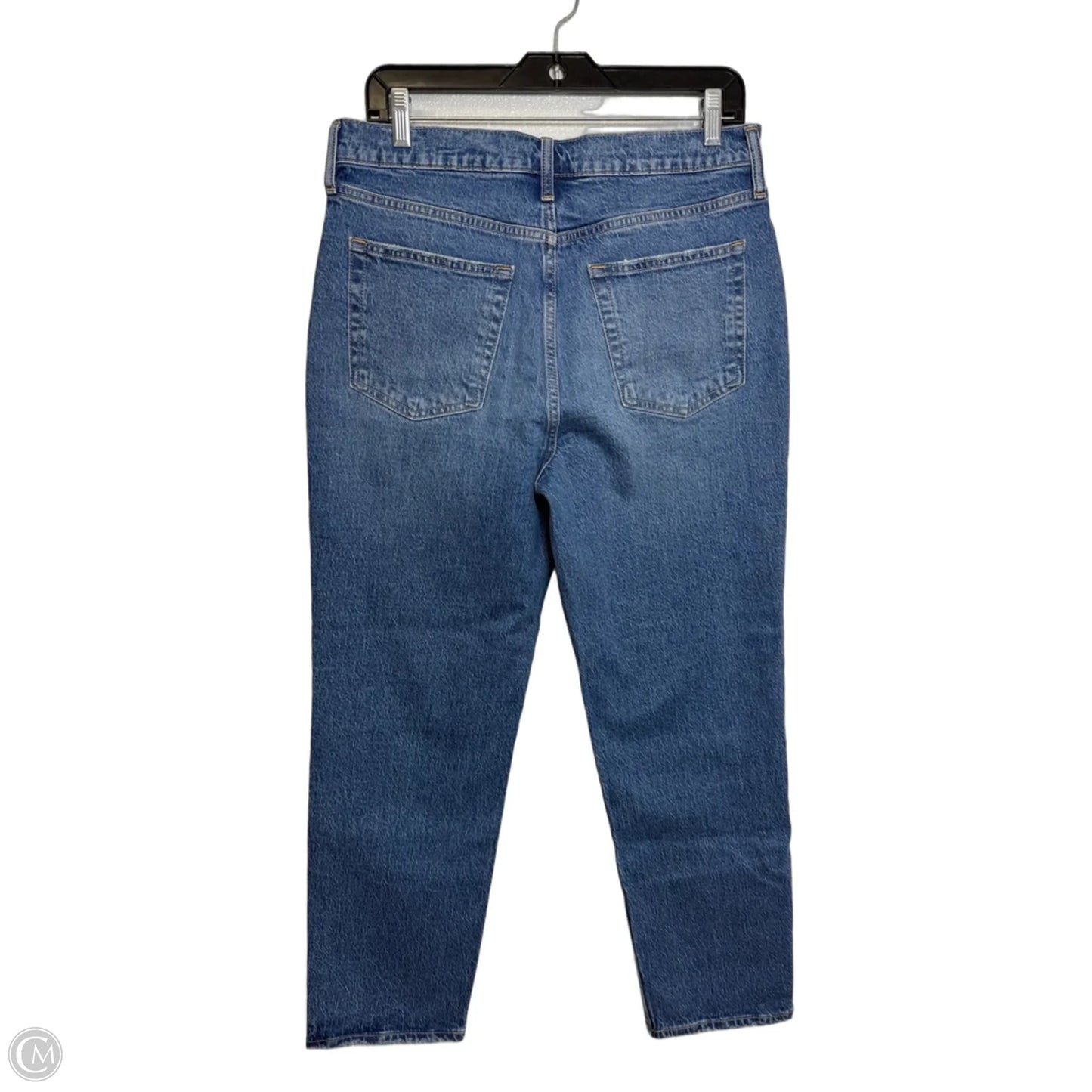 Jeans Straight By Gap In Blue Denim, Size: 30