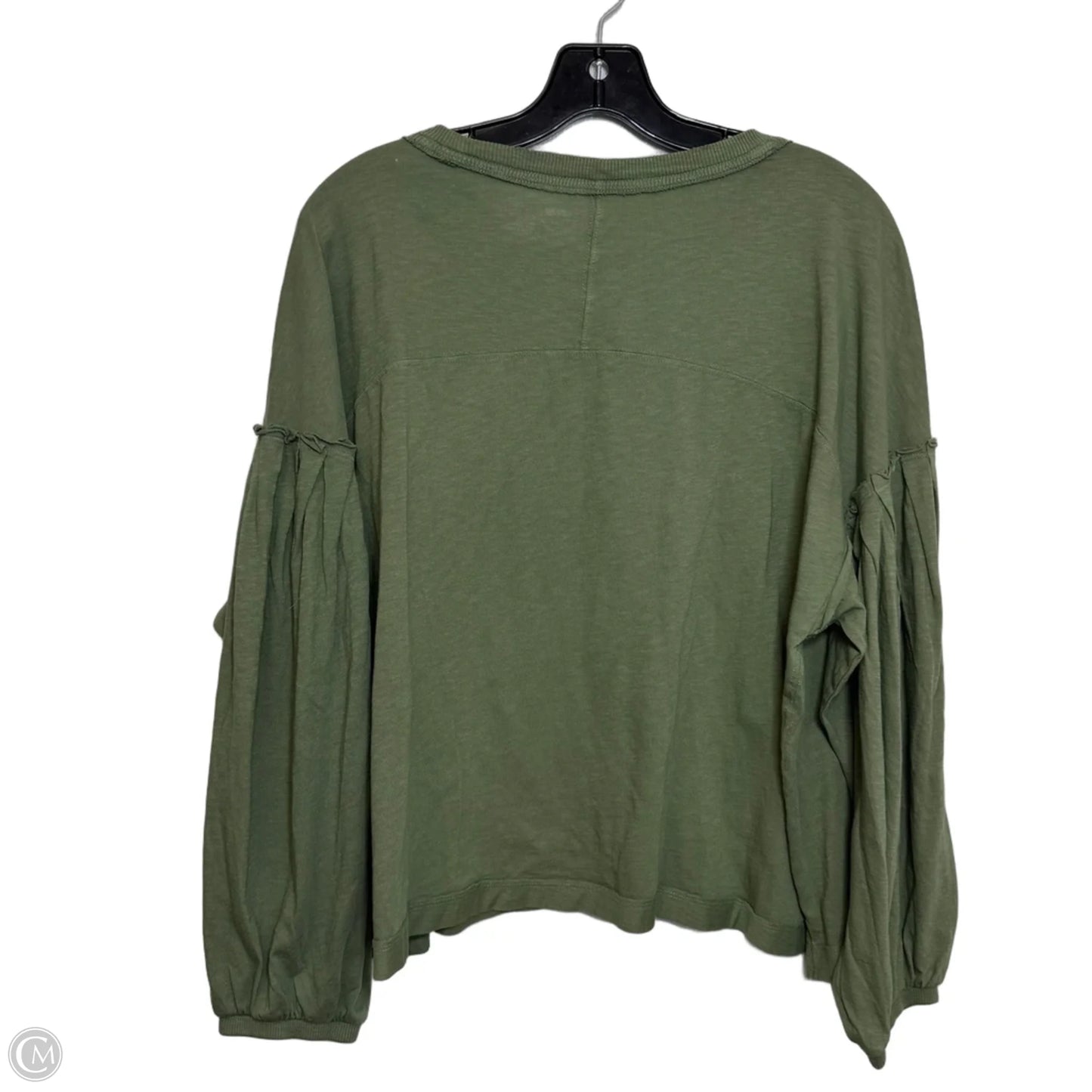 Top Long Sleeve By Aerie In Green, Size: M