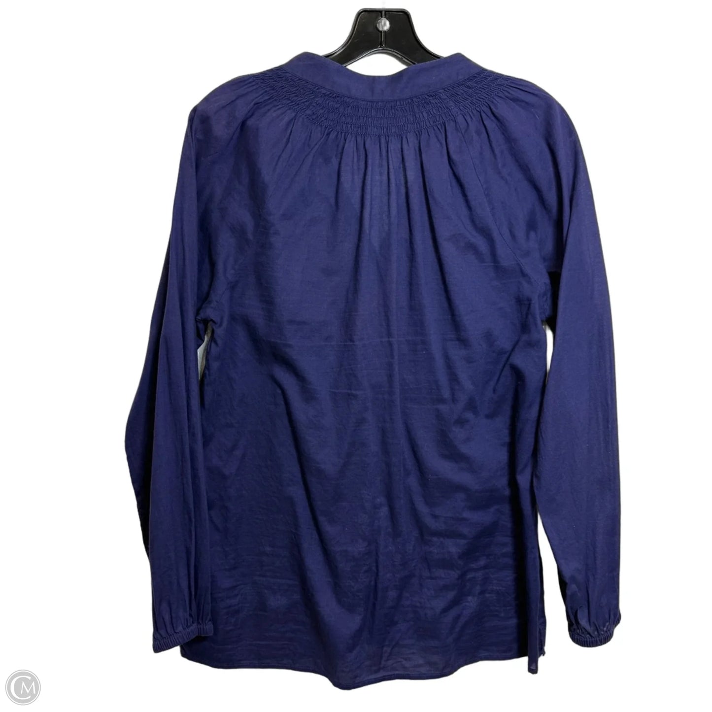 Top Long Sleeve Designer By Lilly Pulitzer In Navy, Size: M