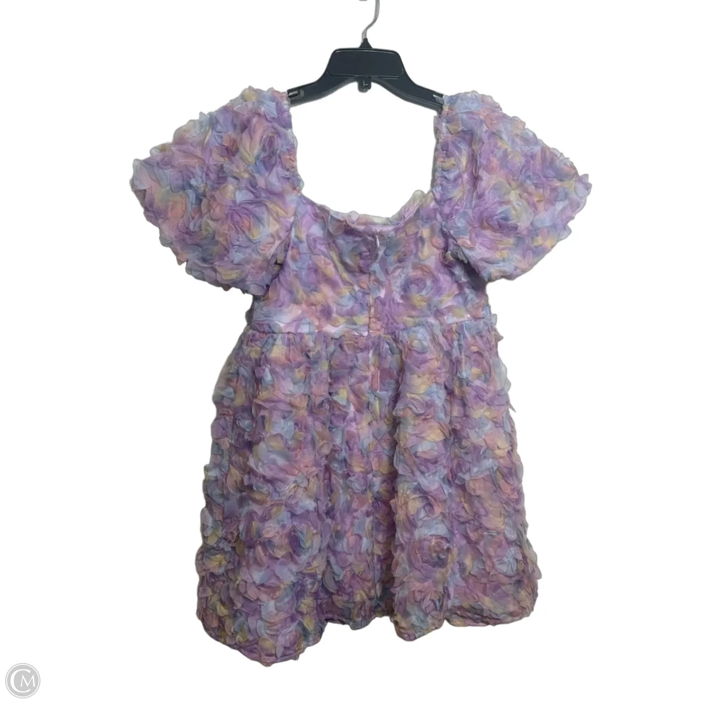 Dress Casual Short By She + Sky In Purple, Size: L