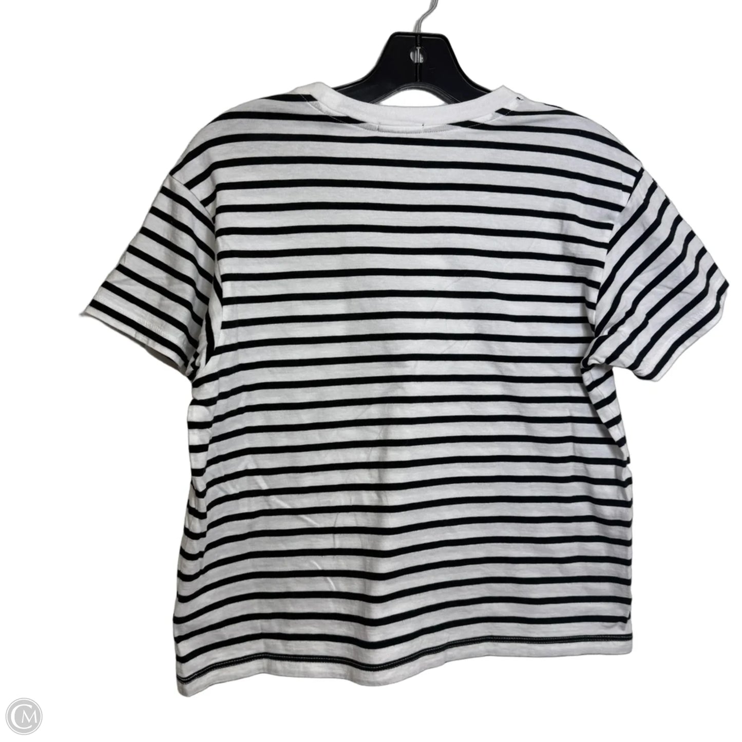 Top Short Sleeve By Atm In Striped Pattern, Size: Sp