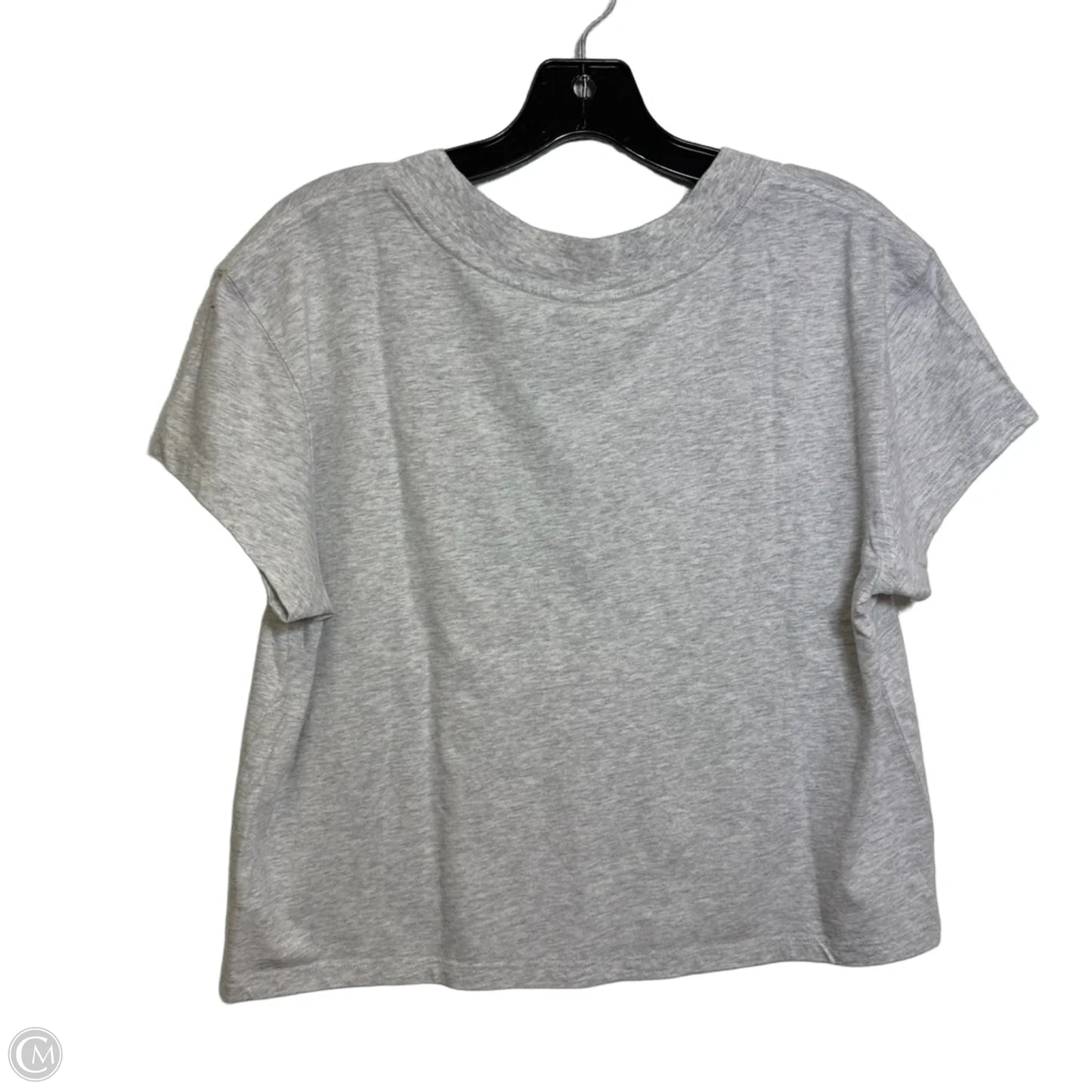 Top Short Sleeve Basic By Aerie In Grey, Size: M