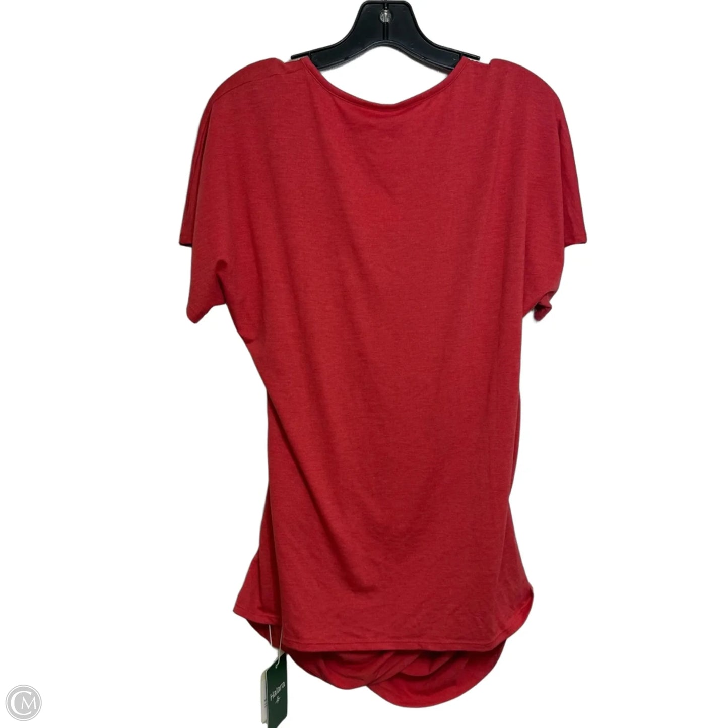 Top Short Sleeve By Halara In Red, Size: Xl