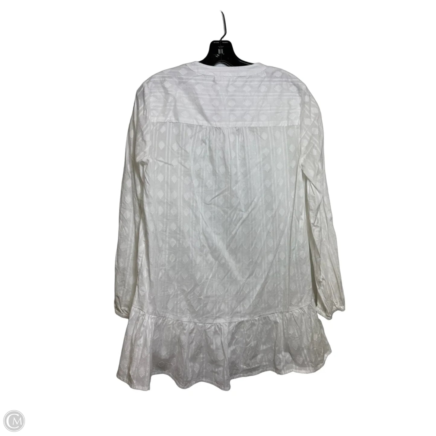 Top Long Sleeve By Beachlunchlounge In White, Size: Sp