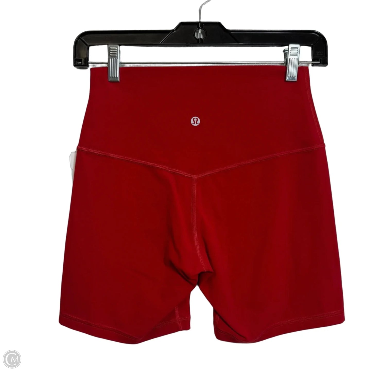 Athletic Shorts By Lululemon In Red, Size: 6
