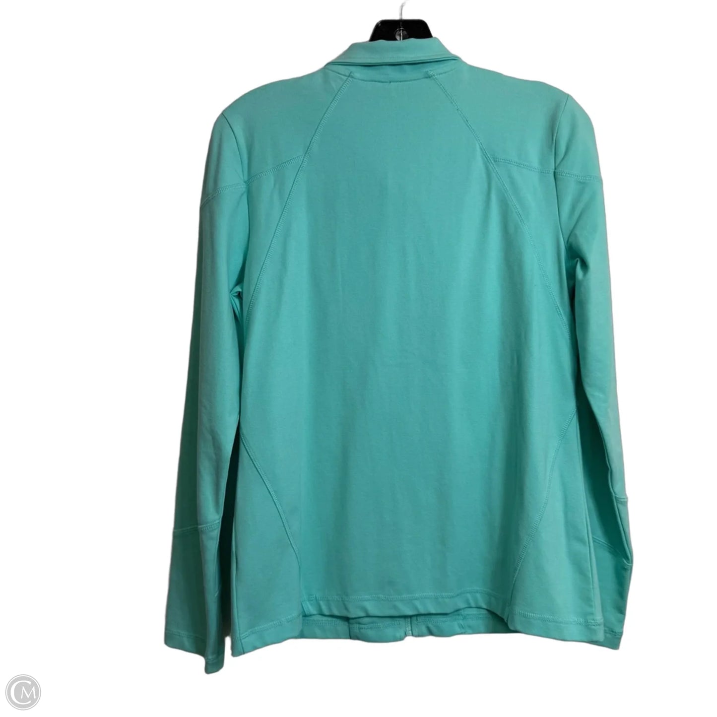Athletic Jacket By Talbots In Teal, Size: S