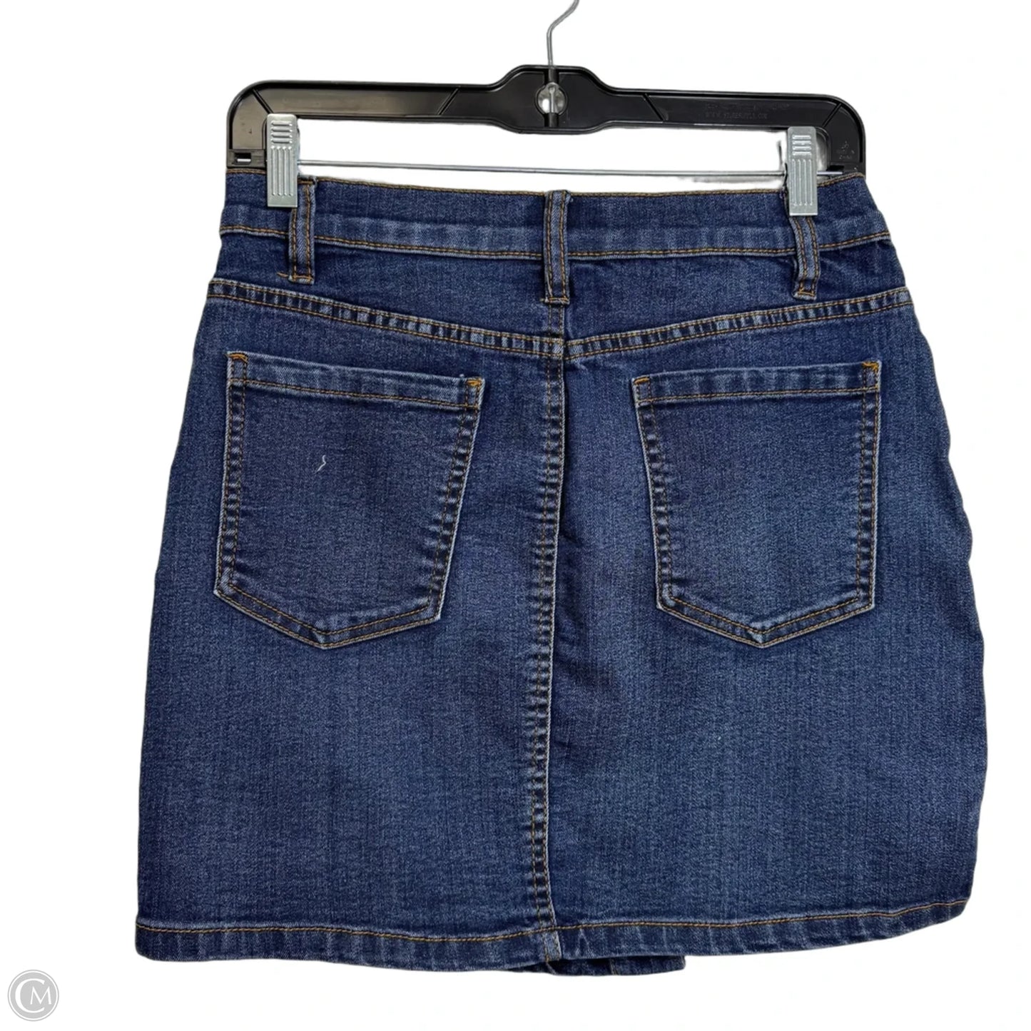 Skirt Mini & Short By Venus In Blue Denim, Size: 4