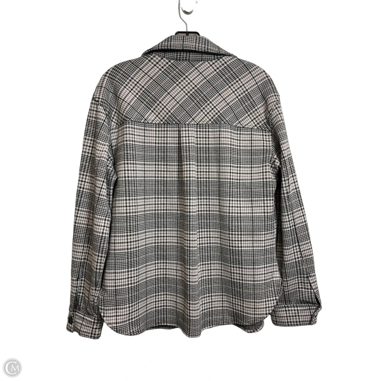 Jacket Shirt By Sanctuary In Plaid Pattern, Size: S