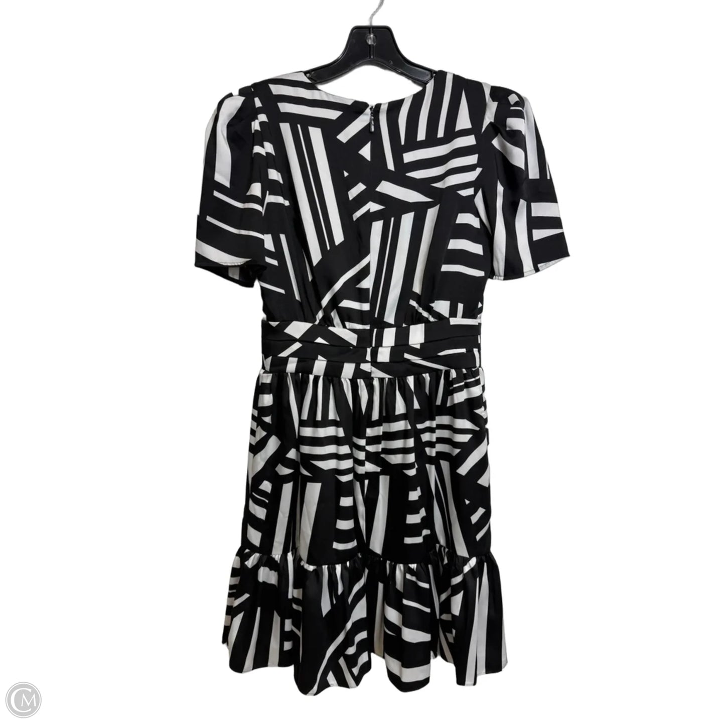 Dress Designer By Karl Lagerfeld In Black & White, Size: 2