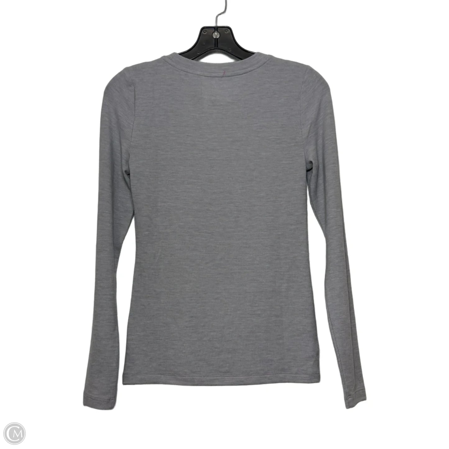 Top Long Sleeve By Loft In Grey, Size: S
