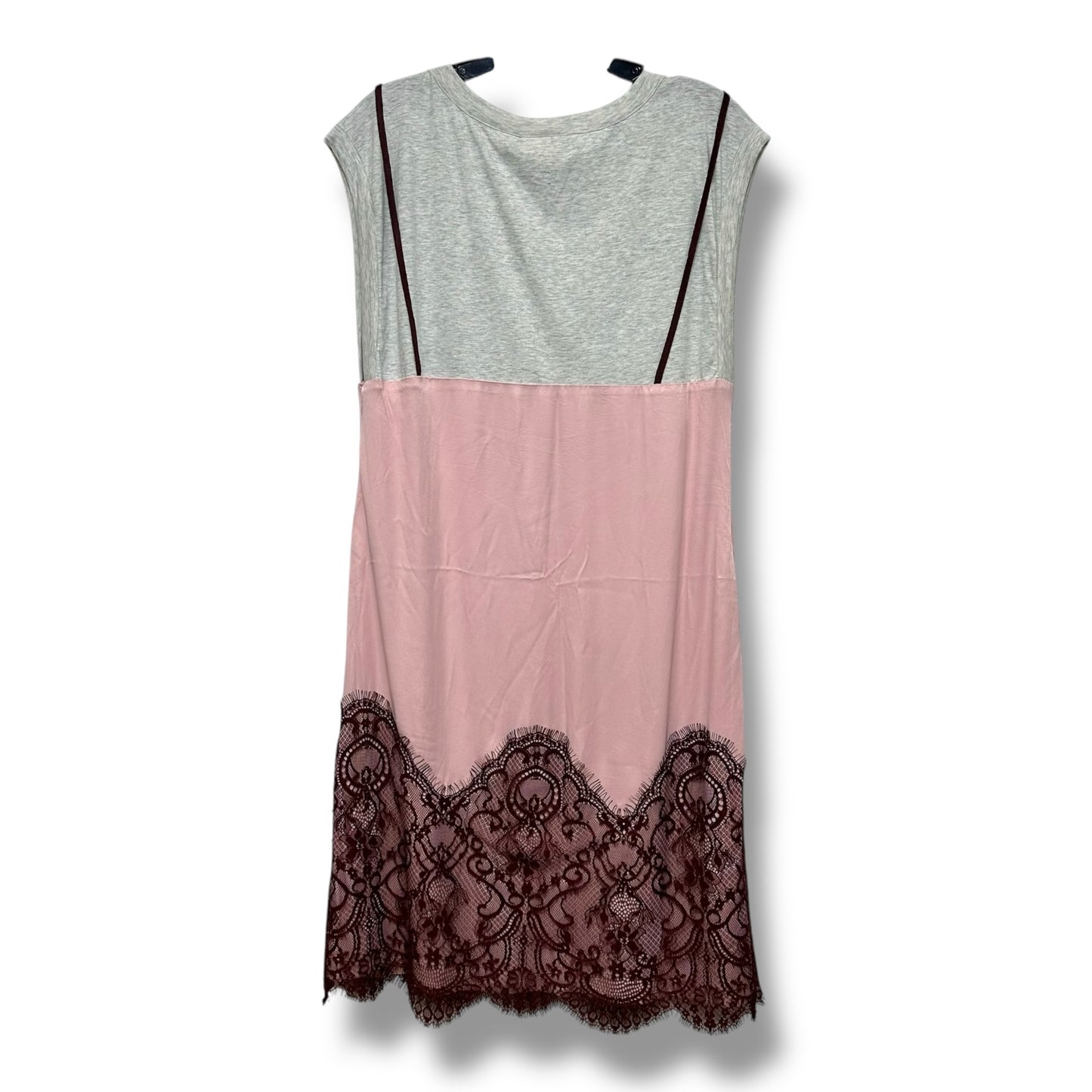 Dress Casual Short By Maeve In Grey Red, Size: L