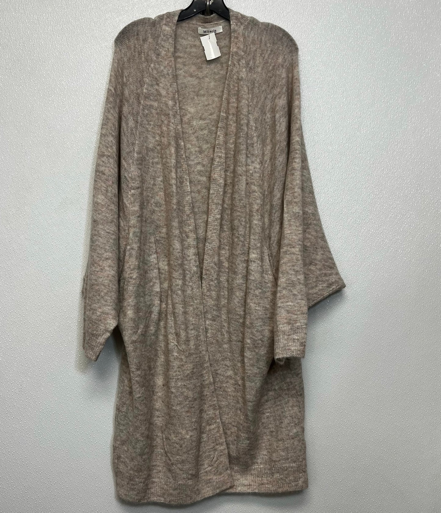 Cardigan By Miracle In Beige, Size: M