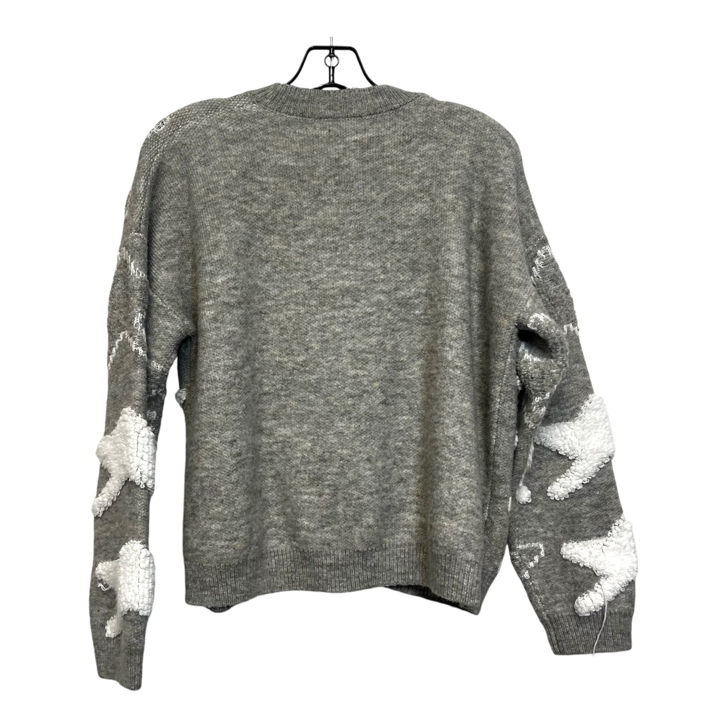 Sweater By Clothes Mentor In Grey, Size: L