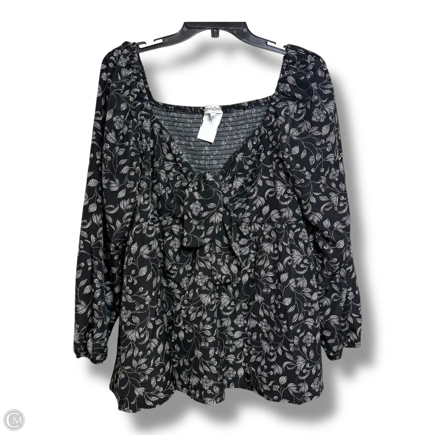 Top Long Sleeve By Davi & Dani In Leopard Print, Size: L