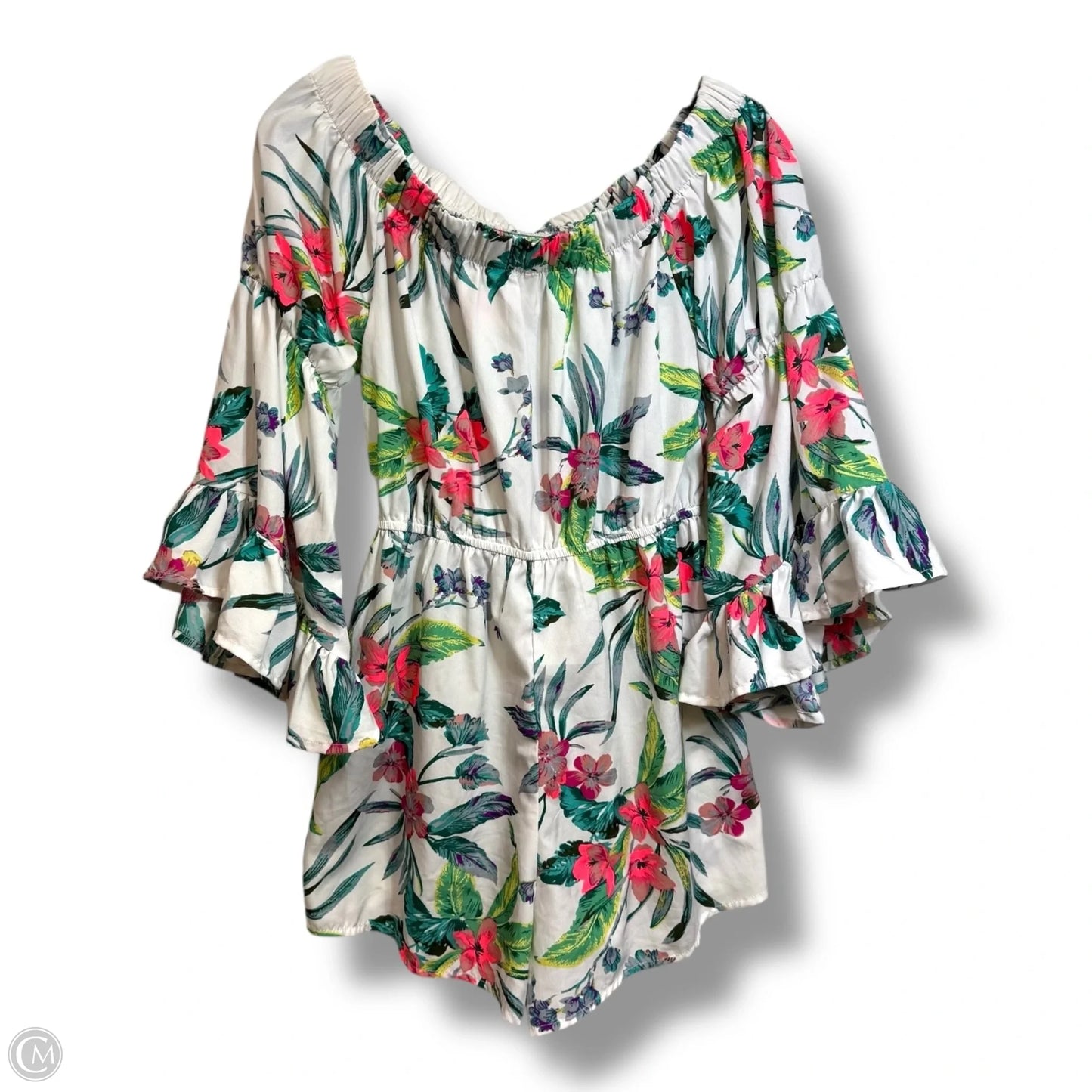 Swimwear Cover-up By Clothes Mentor In Floral Print, Size: S