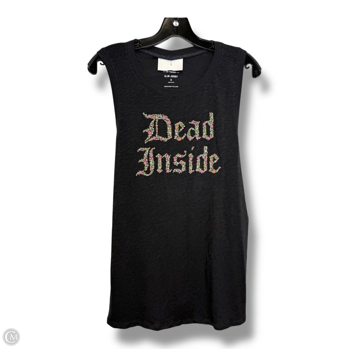 Top Sleeveless By Torrid In Grey, Size: M