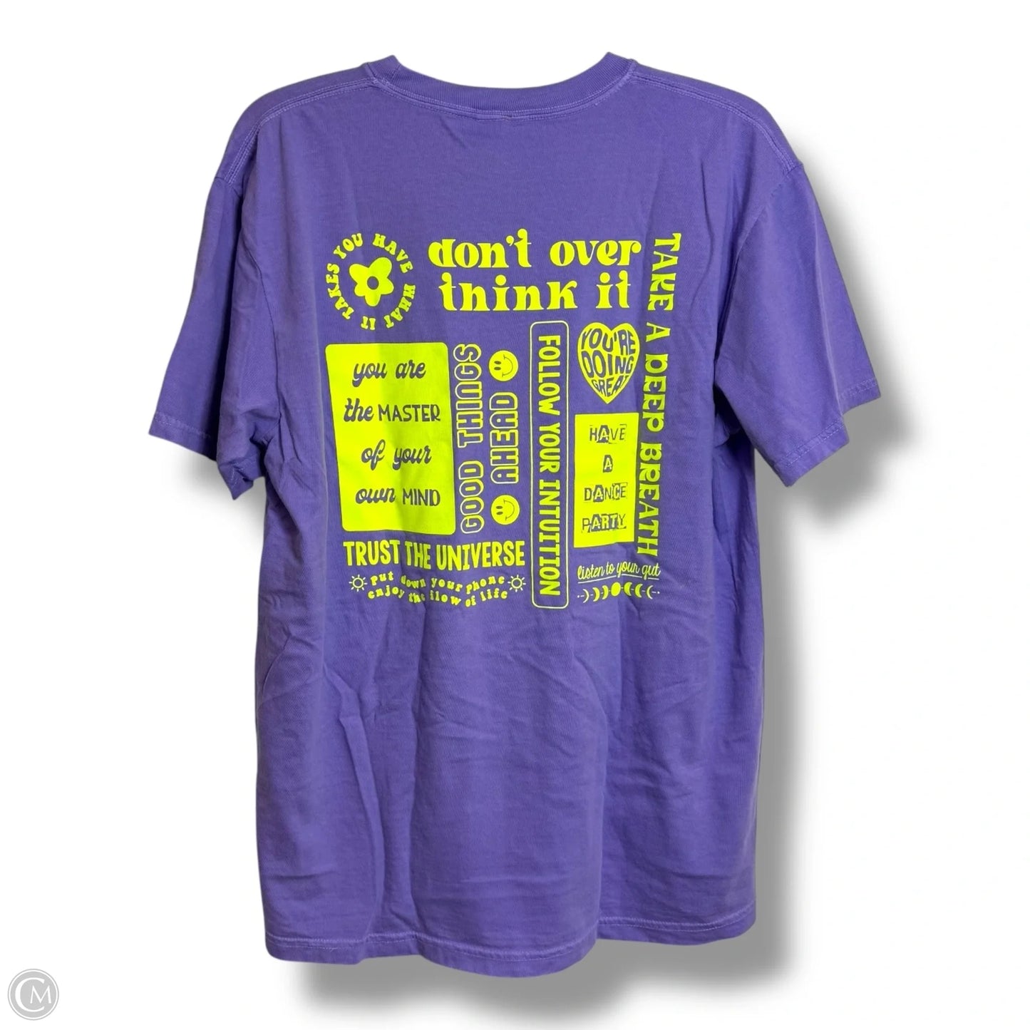 Top Short Sleeve By Clothes Mentor In Purple, Size: L