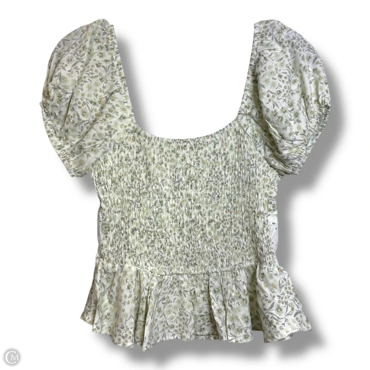 Top Short Sleeve By Francesca's In Floral Print, Size: S