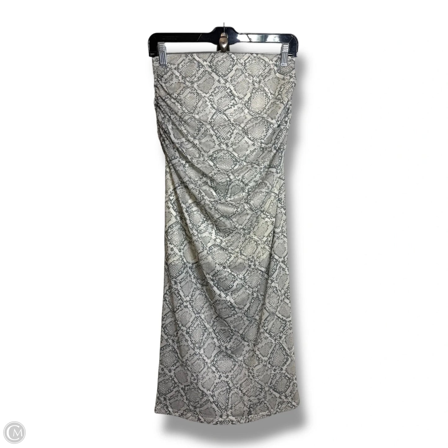 Dress Casual Midi By Clothes Mentor In Grey, Size: Xs