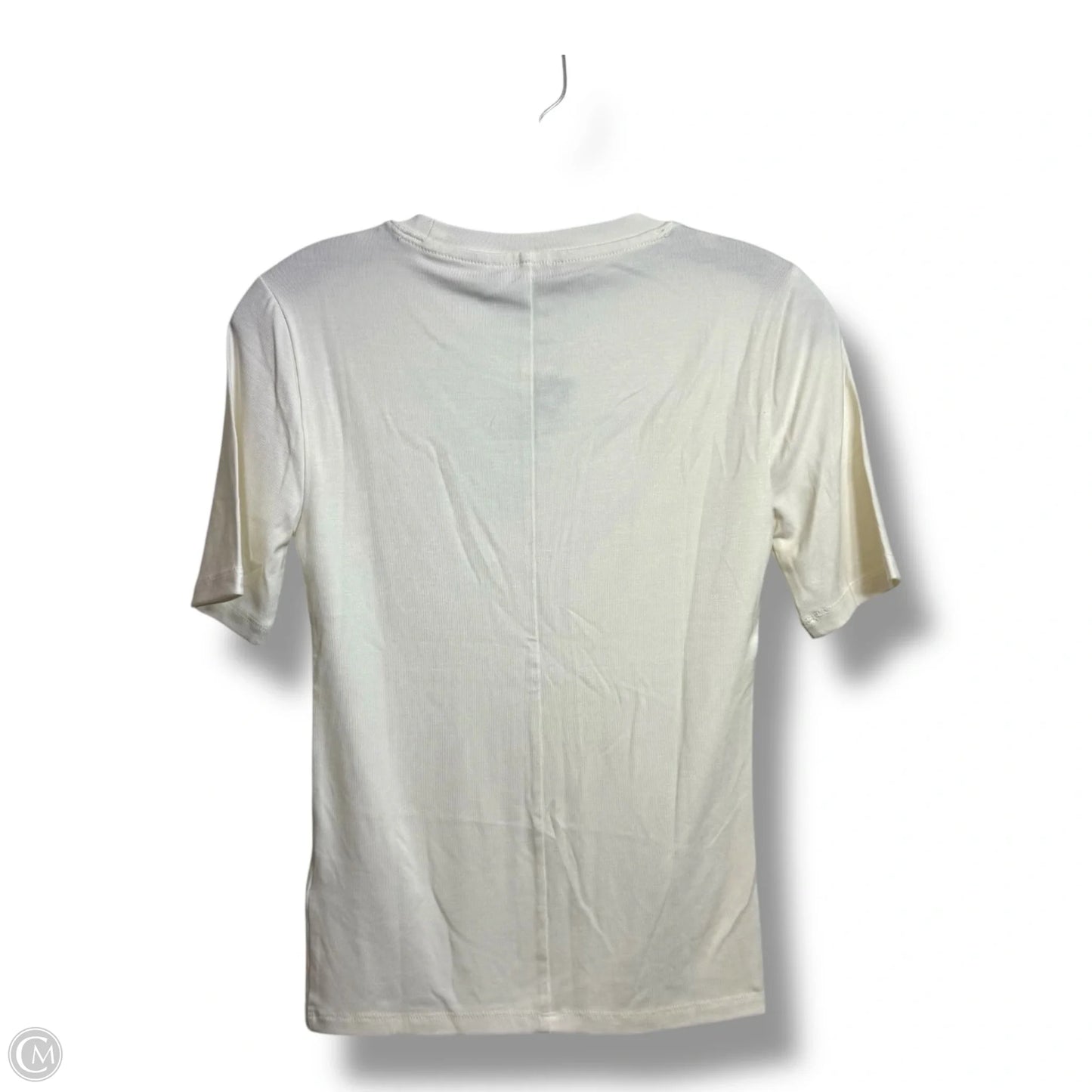Top Short Sleeve By J. Crew In Cream, Size: Xs