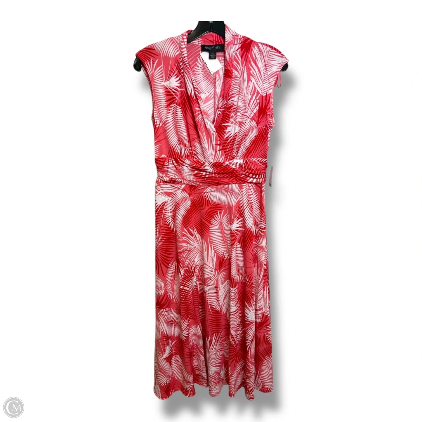 Dress Casual Midi By Perceptions In Orange, Size: S