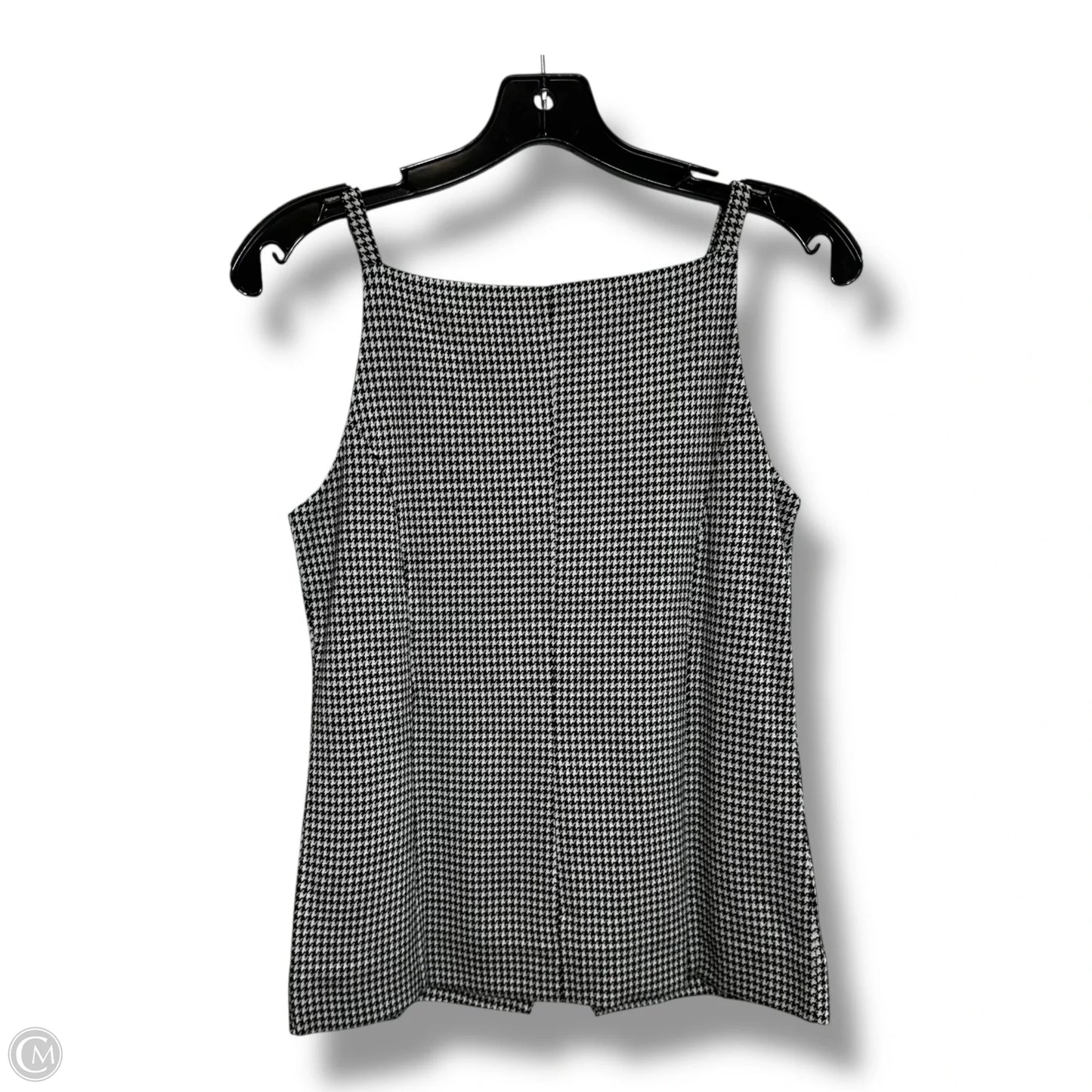 Top Sleeveless By Loft In Checkered Pattern, Size: Xs