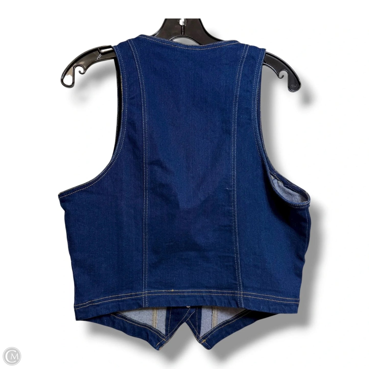 Vest Other By Clothes Mentor In Blue, Size: L