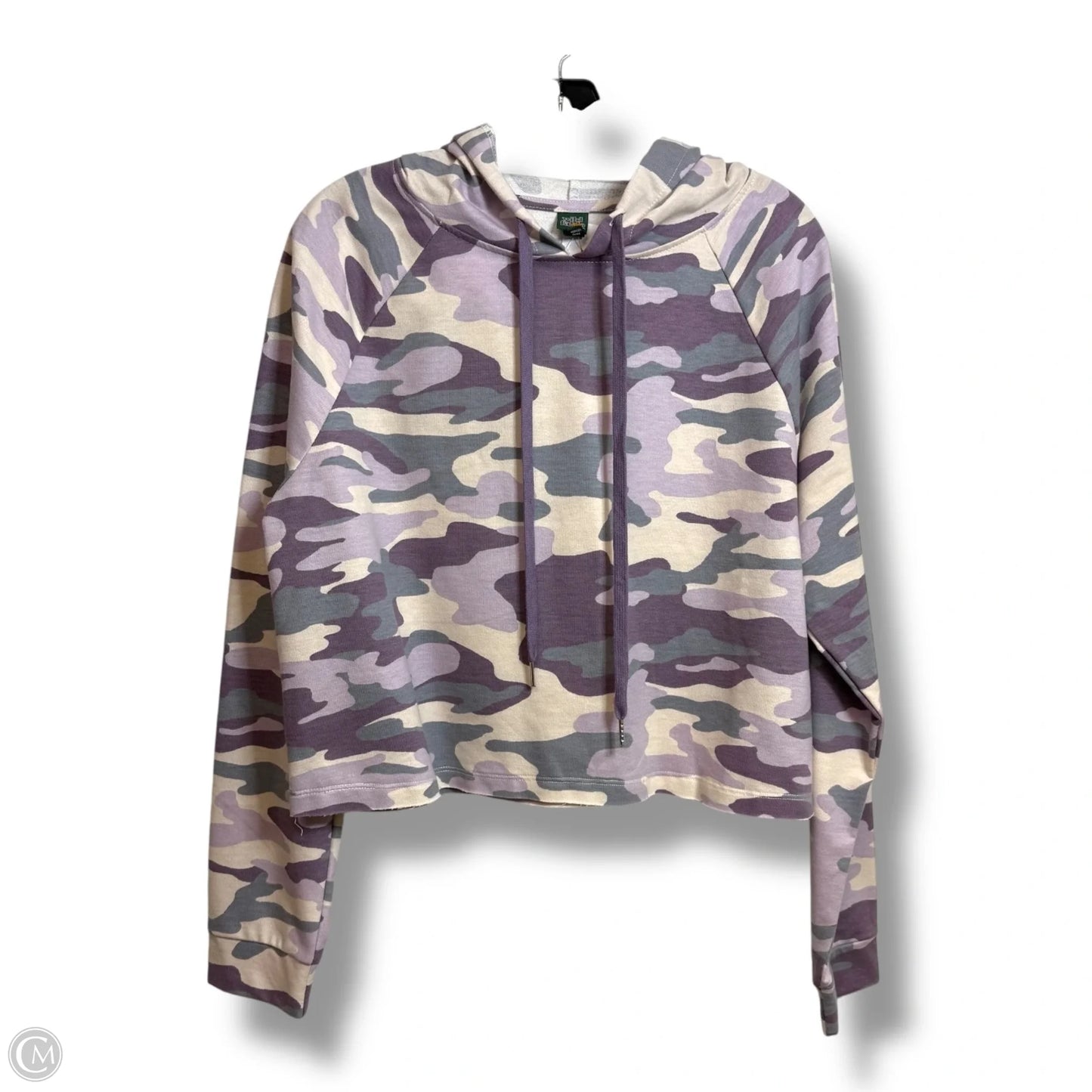 Sweatshirt Hoodie By Wild Fable In Camouflage Print, Size: L