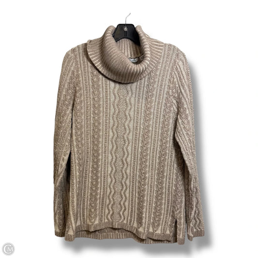 Sweater By Eight Eight Eight In Tan, Size: L