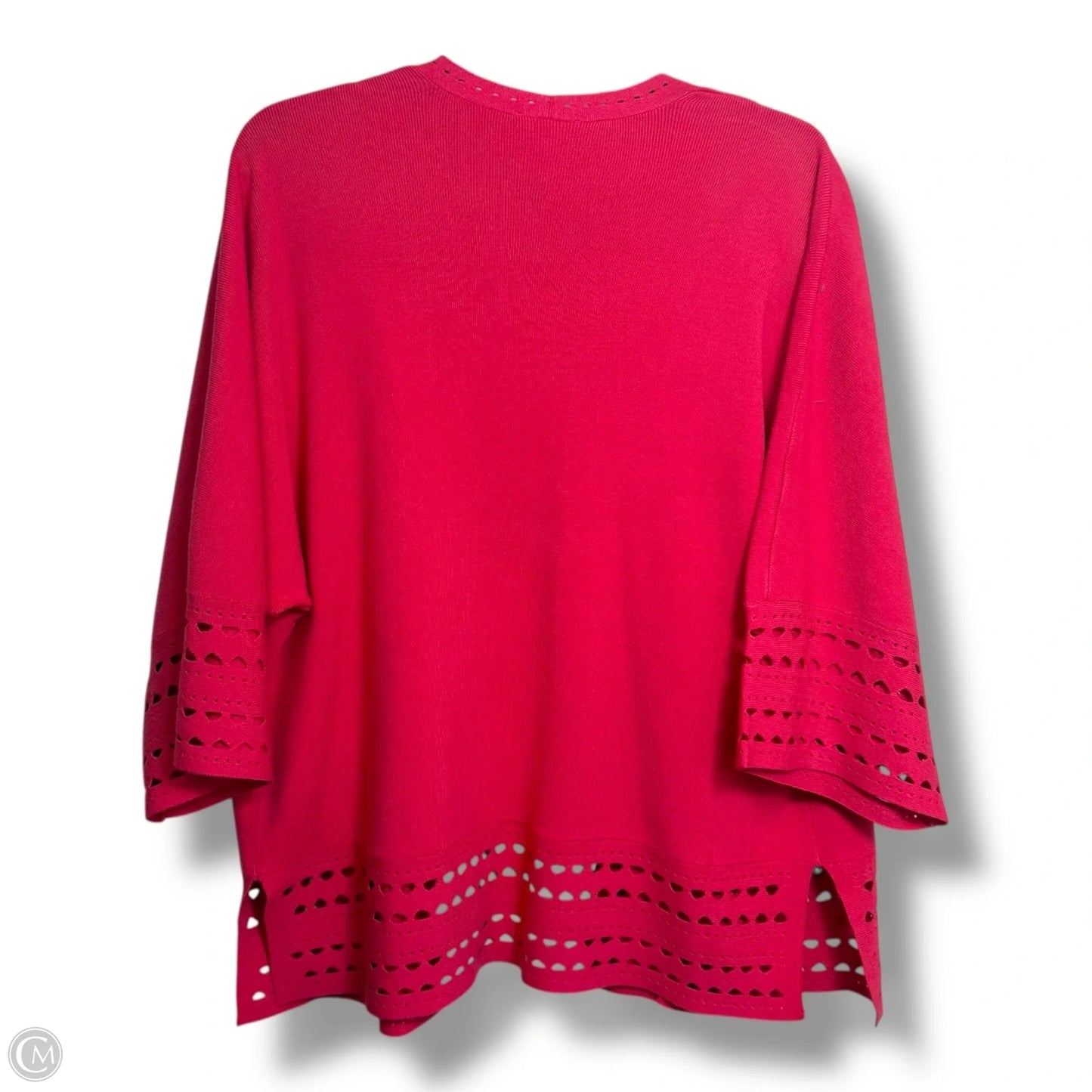 Sweater 2pc By Chicos In Pink, Size: M