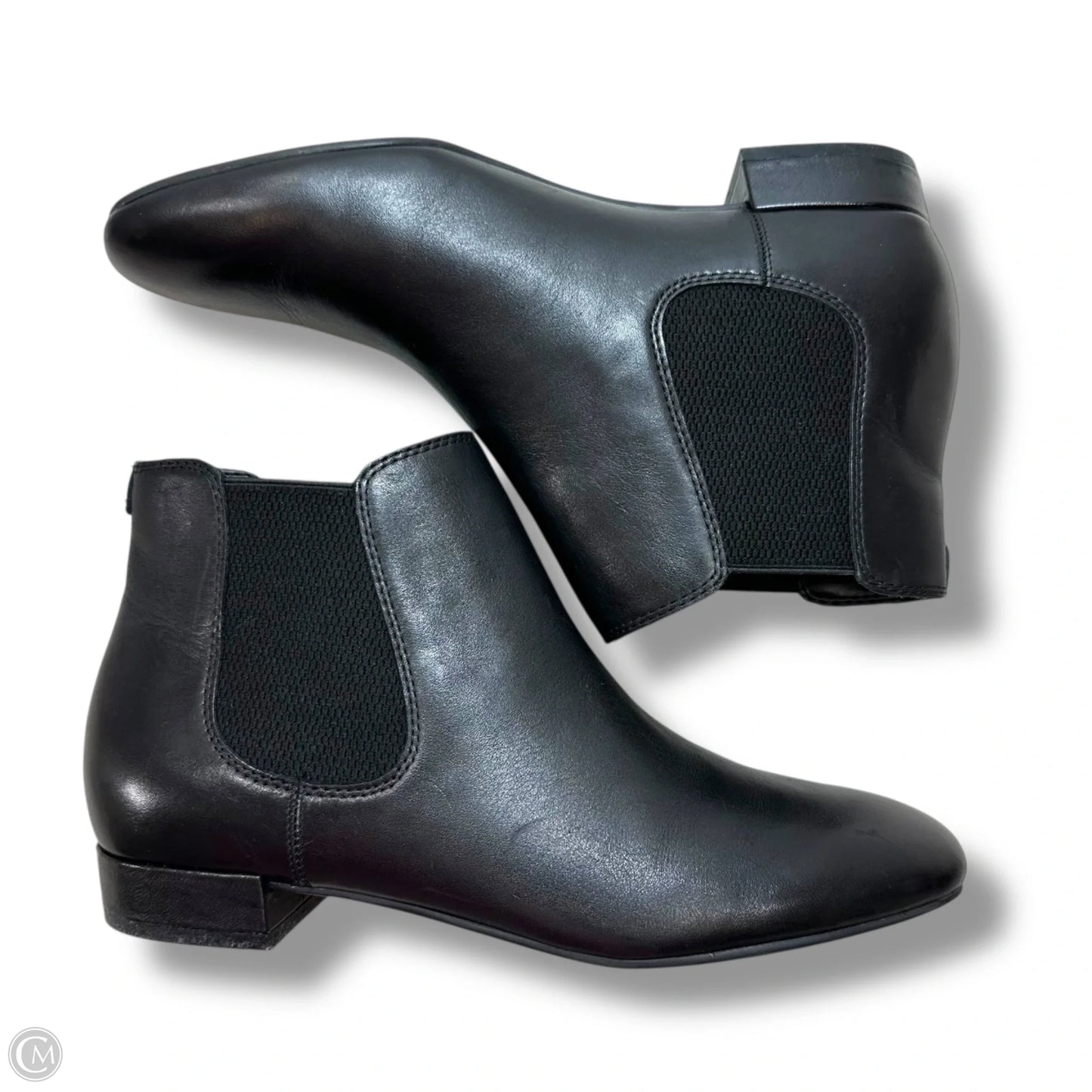 Boots Ankle Flats By Karl Lagerfeld In Black, Size: 8.5