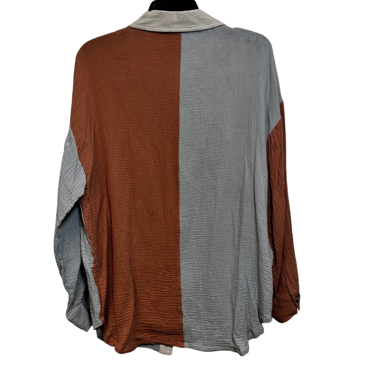Top Long Sleeve By Main Strip In Multi-colored, Size: M