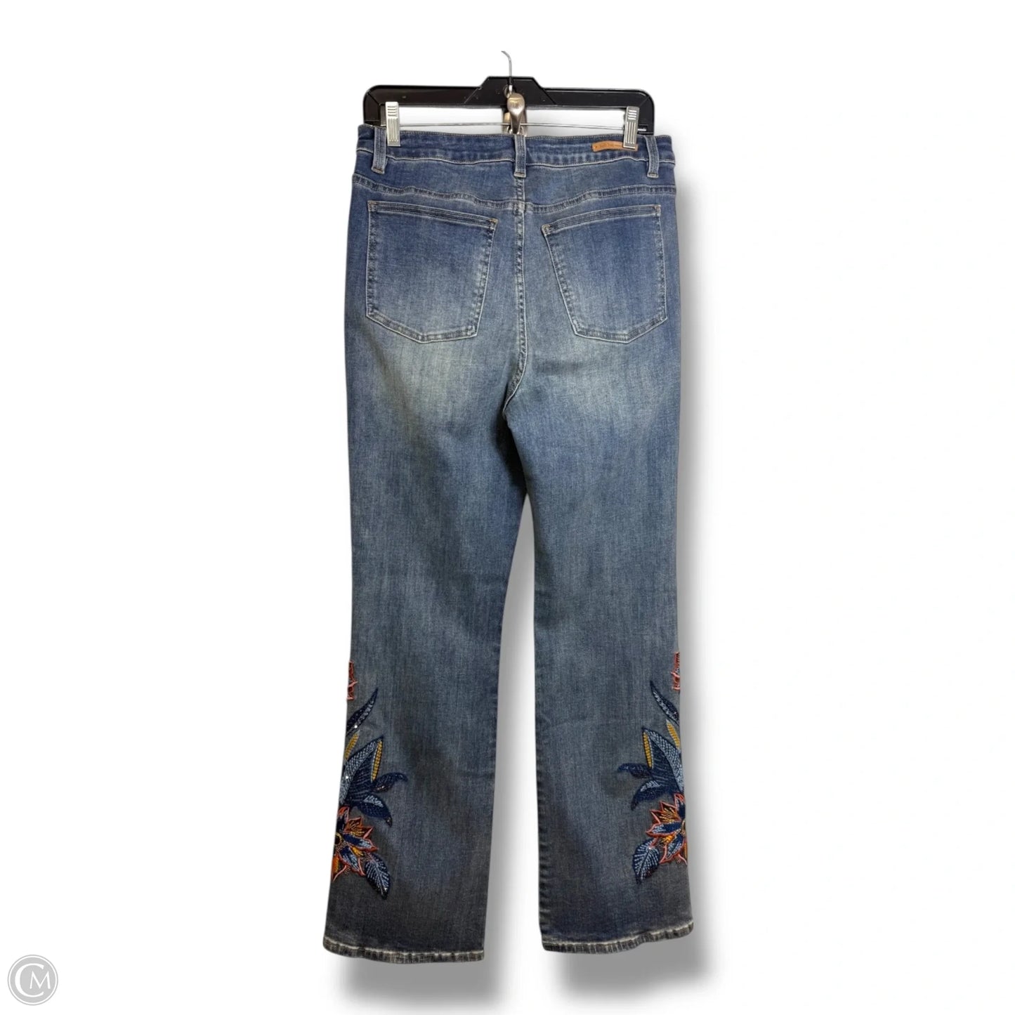 Jeans Flared By Soft Surroundings In Blue, Size: 10