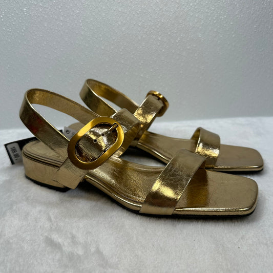Sandals Heels Block By MASSIMO DUTTI size 39