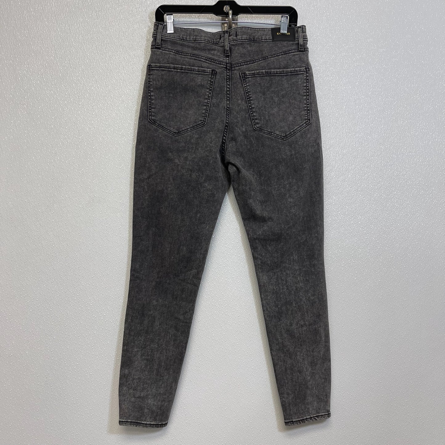 Jeans Skinny high rise super stretch By Express O In Charcoal, Size: 10