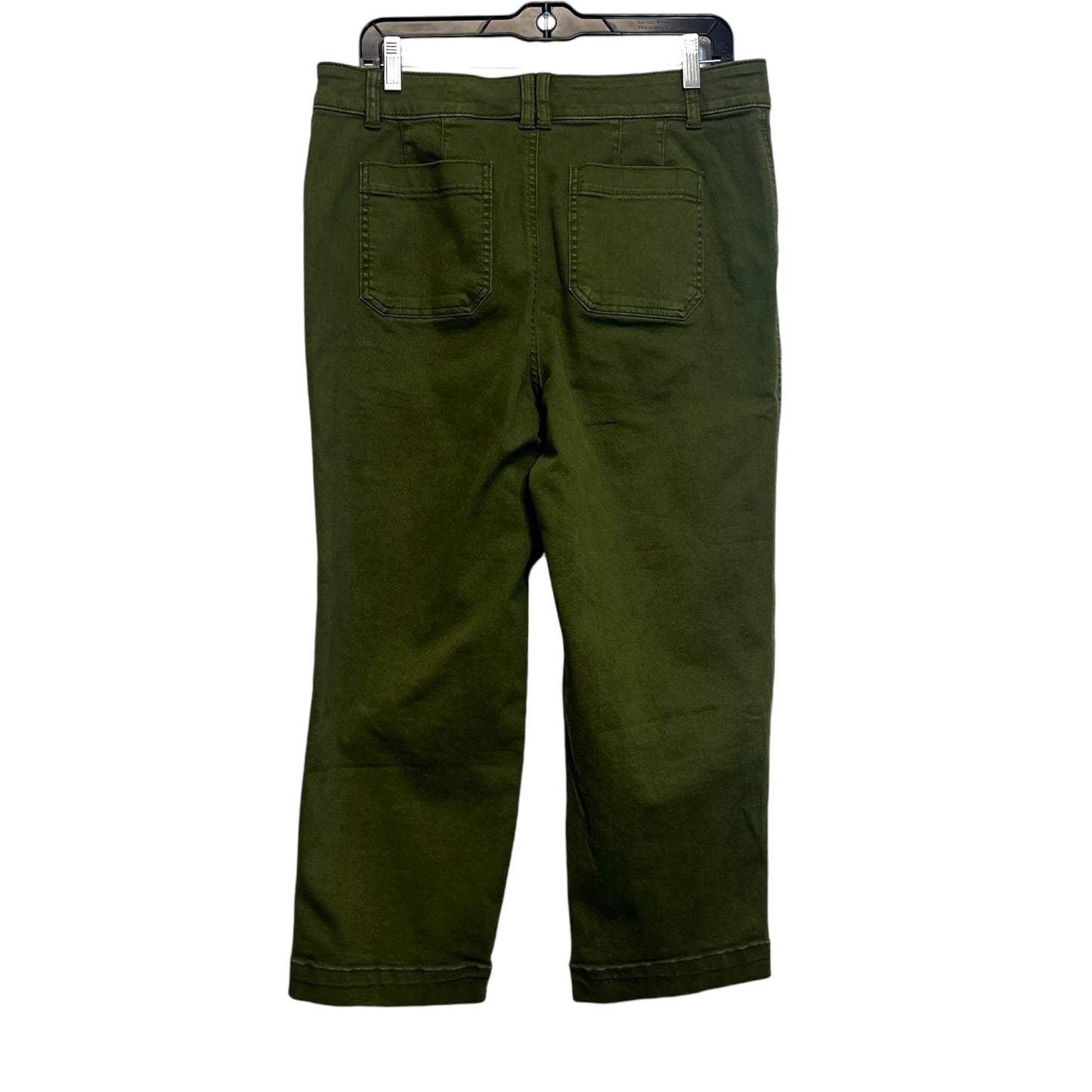 Jeans Straight By Talbots O In Olive, Size: 10p