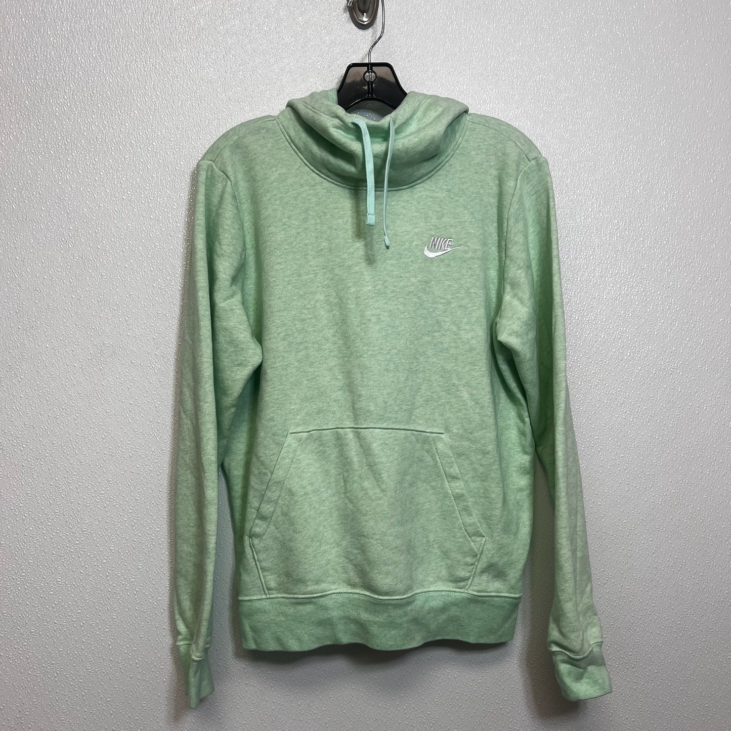 Sweatshirt Hoodie By Nike Apparel In Green, Size: M