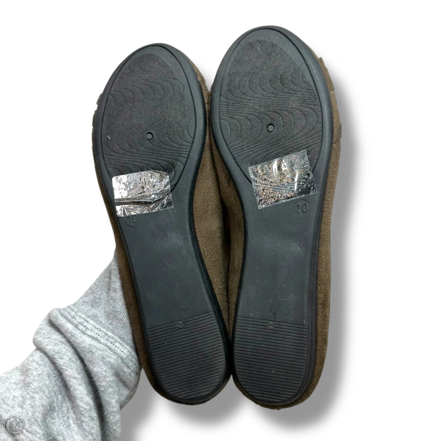Shoes Flats Ballet By Cmf In Chocolate, Size: 10