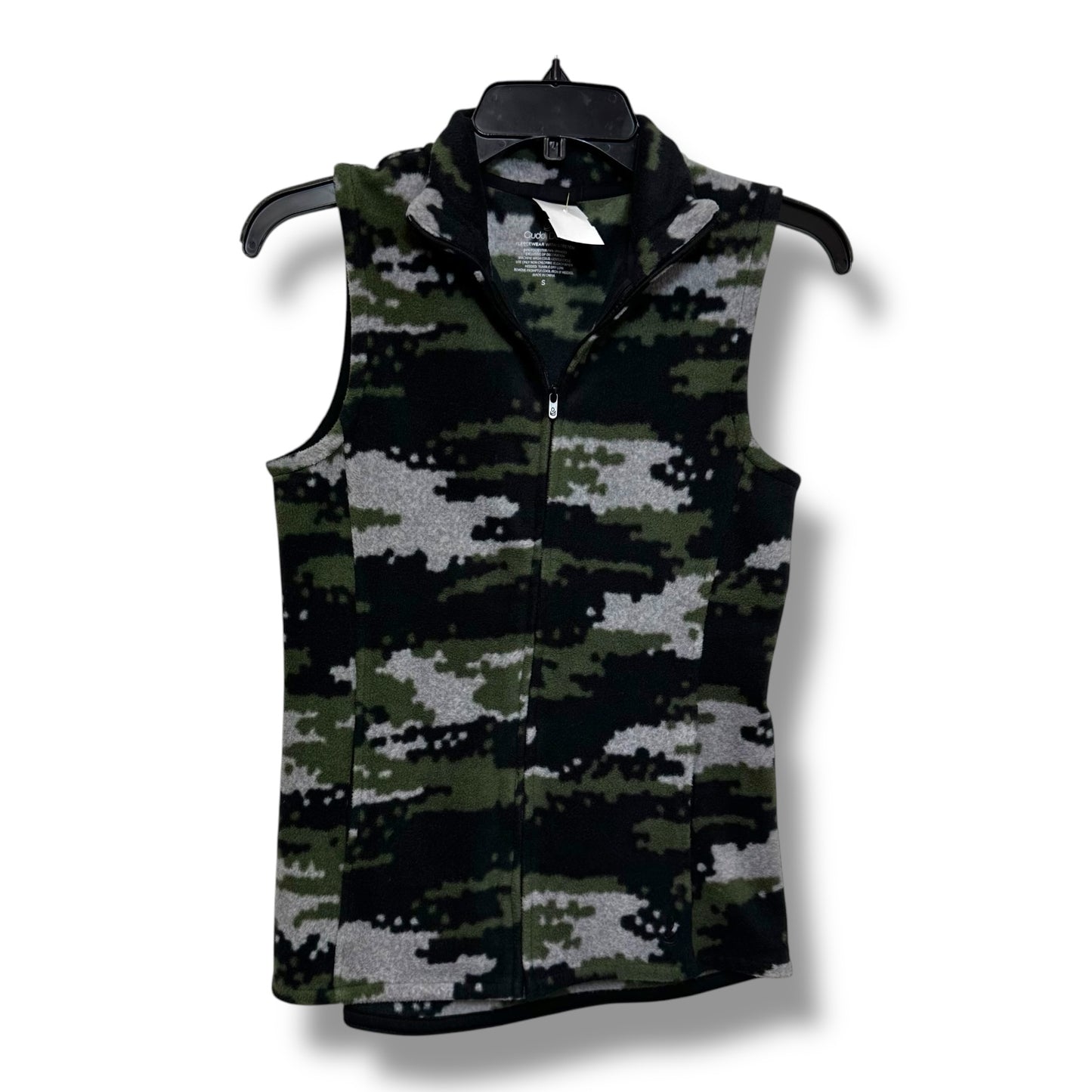 Vest Fleece By Cuddl Duds In Camouflage Print, Size: S