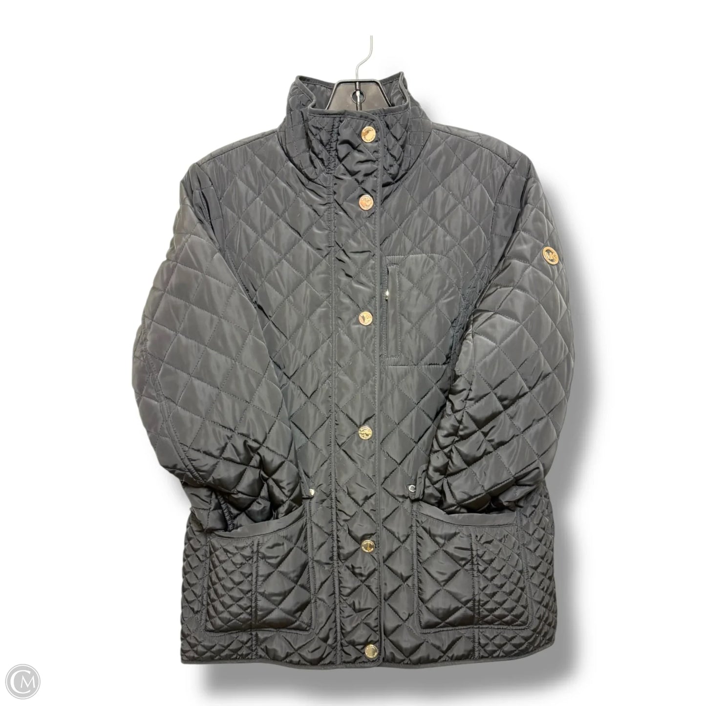 Jacket Puffer & Quilted By Michael By Michael Kors In Black, Size: Xs