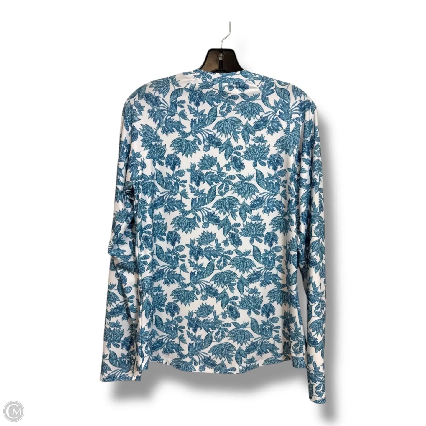 Top Long Sleeve By Clothes Mentor In Floral Print, Size: L