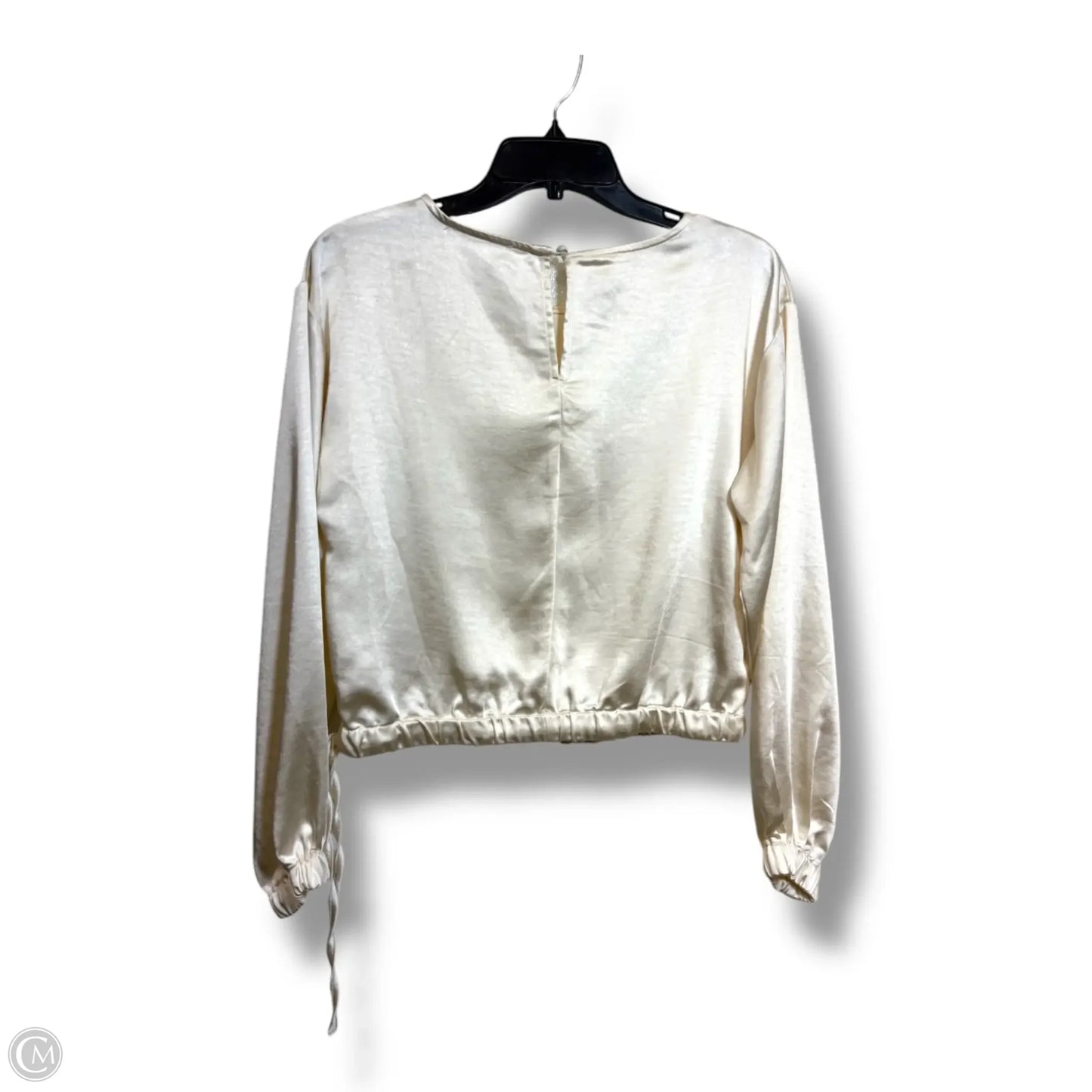 Top Long Sleeve By 4th & Reckless In Ivory, Size: M