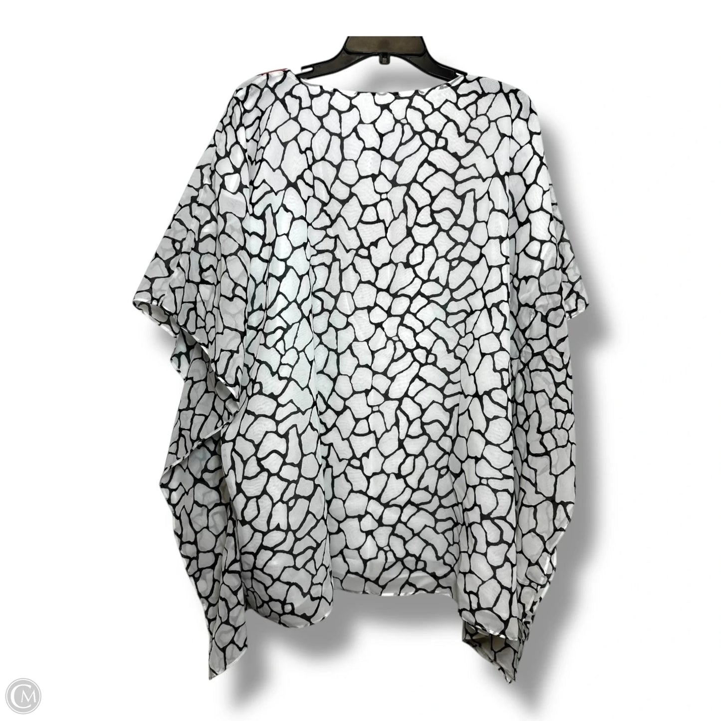 Poncho By Cmf In Black & White, Size: M